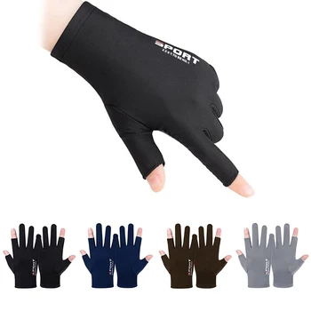 1 чифт анти-UV мъжки женски ръкавици за риболов, слънцезащитен крем, мини пролетта дишащи колоездене, спортни ръкавици за риболов