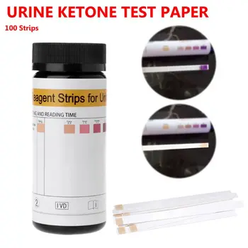 100 бр. кетоновые ленти за анализ на урината keto-ленти за здравословно хранене тестер за тяло