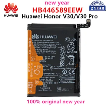 100% Оригинален HUAWEI HB446589EEW 4100 mah Батерия За Huawei Honor V30 V30 Pro V30Pro Сменяеми Батерии