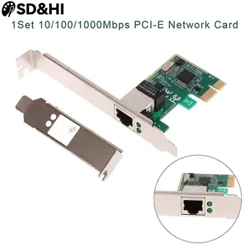 1000 Mbps gigabit Ethernet PCI Express Мрежовата карта на PCI-E 10/100/1000 м RJ-45, RJ-45 мрежов адаптер Конвертор мрежов контролер
