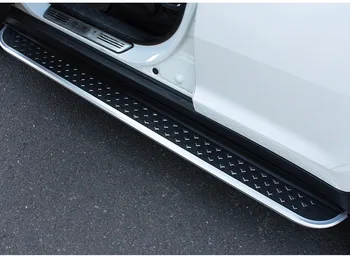 2 бр. фиксирана алуминиева степенка, странична педал за стъпки, странична тръба на Nerf Bar, подходящ за Land Rover Discovery L462 2017-2022