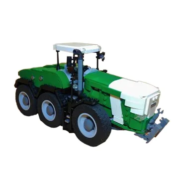 2021 на НОВ корпус IH земеделското стопанство трактор Fendt Trisix Vario градивен елемент на MOC-83784 камион в събирането на играчка модел подаръци на момчето за рожден ден