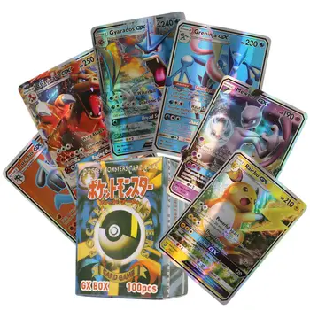 2023 Нов Pokemon Английска Кутия Картички Vmax GX Vstar Чаризард Пикачу Хоби Рядка Колекция от Бойни Карти Играчки Подаръци