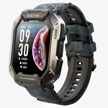 2023 Нови умни часовници за мъже Bluetooth с пълен сензорен екран 5ATM, водоустойчиви часовници за спорт, фитнес, мъжки умни часовници, мъжки препоръки