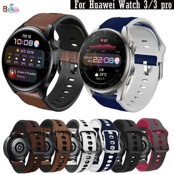22 ММ и Каишка За часовник Huawei Watch 3 pro Smart-Часовници, Гривни, Гривна Постави на Кожена Гривна За Huawei honor magic 2 46 мм Каишка