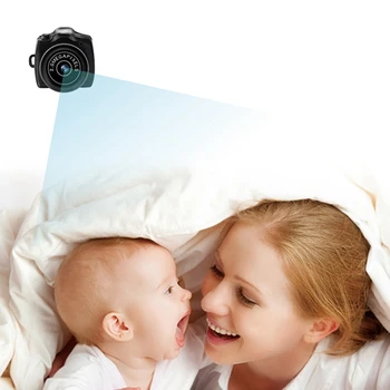 2X Малка мини камера, HD Видео и Аудио рекордер уеб камера Y2000 камера Малка охранителна secret гледане на деца Кола Спортна мини камера