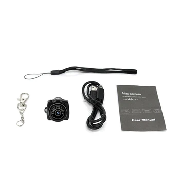 2X Малка мини камера, HD Видео и Аудио рекордер уеб камера Y2000 камера Малка охранителна secret гледане на деца Кола Спортна мини камера