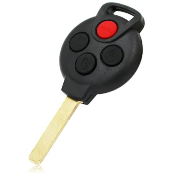 3 + 1 Бутонът Smart Remote Key 315 Mhz ID46 Чип за Mercedes-Benz, Smart 2005-2015 FCC ID: KR55WK45144