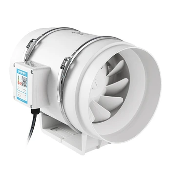 35 Вт, Вентилатор за баня, аспиратор вграден вентилатор, кухненски дифузьор, въздуховод, вентилатор за отглеждане на палатки, вентилатор Plug EU