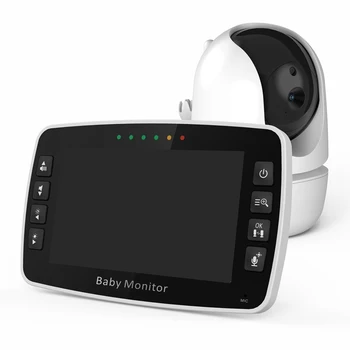 4,3-Инчов IPS Екран, Безжичен PTZ Домофонна система следи бебето Помещение за камери за Сигурност на Далечни разстояния Plug EU