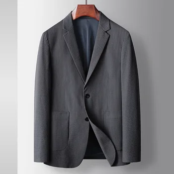 4069-R-Мъжки костюм по поръчка, с къси ръкави, тенденция облекло, нова лятна мъжки дрехи с къс ръкав
