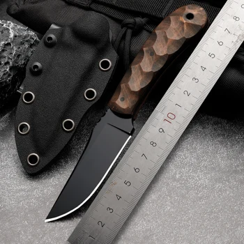 80CRV2 стоманена уличен нож за оцеляване в дивата природа, туризъм, проучване, спасителния нож, ловен нож с фиксирано острие, мъжки играчка