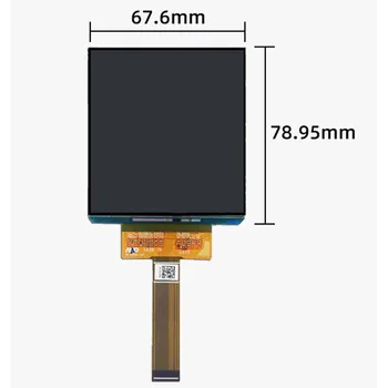 AUO H381DLN01.0 Цветен OLED LCD екран с висока резолюция с разделителна способност от 3,8 инча 1080x1200, такси шофьор с двоен екран, HDMI, MIPI