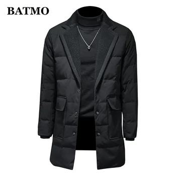 BATMO 2021, ново записване, зимни мъжки якета с 90% бял утином топола, мъжки топъл сгъсти тренч, 198010