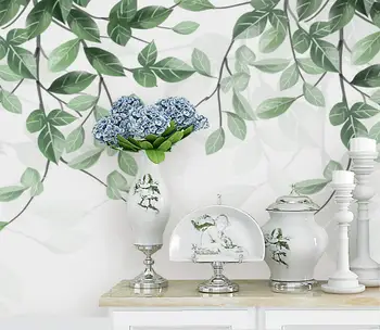 beibehang обичай листа от тропически растения модерни тапети минималистичное фоново украса papel de parede 3d стенопис стенни живопис