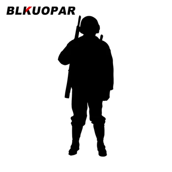 BLKUOPAR Стикер на колата на военния войник, индивидуалност, водоустойчив, забавен, слънцезащитен крем, модни графики, аксесоари за броня на автомобила ATV