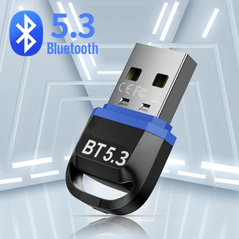 Bluetooth Адаптер 5,3 Bluetooth Bluetooth Usb-ключ 5,0 безжичен рецептор Blutooth Adpatador ключ Bluethooth за слушалки за PC