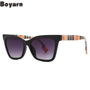 Boyarn Eyewear Тесен Модел Подиумных Шотландски Слънчеви очила Дамски Градинска Мода Cat Eye Oculos Слънчеви очила