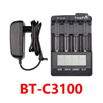 BT-C3100 V2.2 LCD Интелигентно Зарядно Устройство За литиево-йонна батерия NiCd NiMH AA AAA 10440 14500 18650 21700 LiFePO4 Батерии