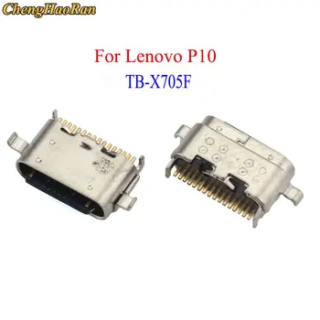 ChengHaoRan 30-100шт микроразъем USB Type C за Lenovo P10 TB-X705F жак за зареждане Type-C конектор за докинг станция
