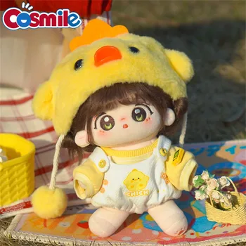 Cosmile Kpop без атрибути, кариран костюм, плюшен кукла 20 см за момичета, дрехи за cosplay, C Rua