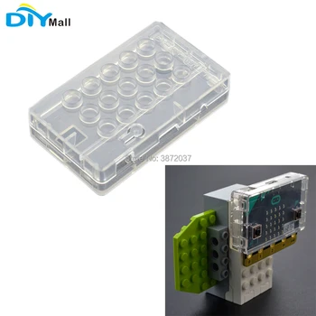 DIYmall за микро: корпус за бита Прозрачен защитен калъф от ABS-материал, съвместим с конструктори legoeds, тухли