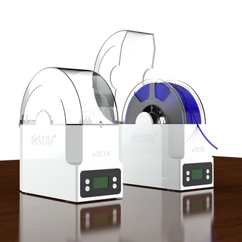 eBox Lite Кутия за сушене на прежди с нажежаема жичка за 3D-принтер Титуляр за съхранение с нажежаема нишка Дръжте конеца с нажежаема жичка суха Измерване на тегло за части на 3D принтер