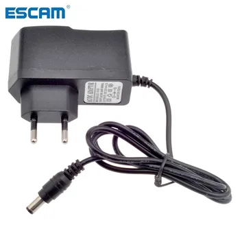 ESCAM EU AU UK US Вид Щепсела 12V 1A 5.5 mm x 2,1 мм Източник на Захранване AC 100-240 В Адаптер dc адаптер За Камери за видеонаблюдение /IP Камери
