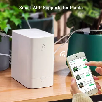 GrowCube интелигентна система за поливане на растения 1,5 л Интелигентна автоматично поливане с данните за растенията, управление на приложението за градината