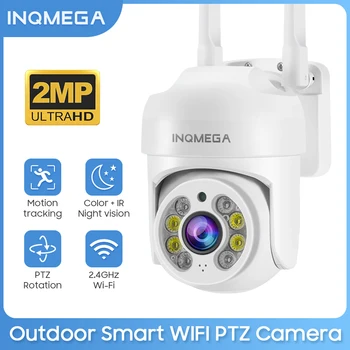 INQMEGA iCSee 2MP Безжична WIFI PTZ Камера За Следене на Движението на Камерата на Безопасността на Видео ВИДЕОНАБЛЮДЕНИЕ, Интелигентни IR Прожектор за Нощно Виждане Kamera