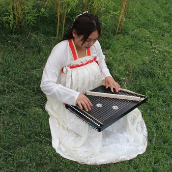 JLM Guzheng Finger Training 21/14 струни, професионално устройство за тренировка на пръстите на ръцете Преносим мини Guzheng