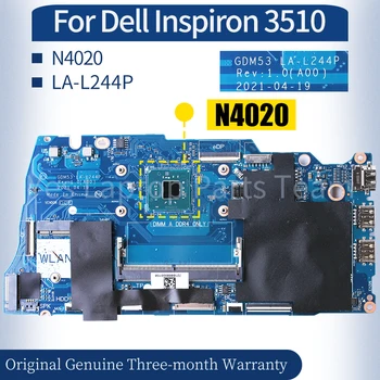 LA-L244P за дънната платка на лаптоп Dell Inspiron 3510 0NCXC4 N4020 дънна платка на лаптоп