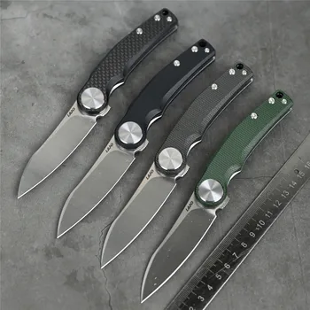 LAND New 801 Джобен Сгъваем Нож От стомана D2 Mikata/g10/Въглеродни Влакна, Походный Нож, Ловен Тактически Нож Edc