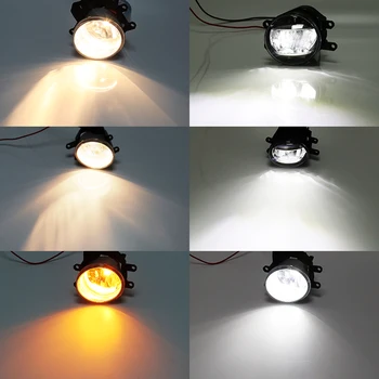 Led флуоресцентна лампа, ходовата DRL, противотуманный светлина за Toyota Hilux Revo 2015 2016 2017 2018 2019, хромово покритие, водоустойчиви аксесоари за автомобили