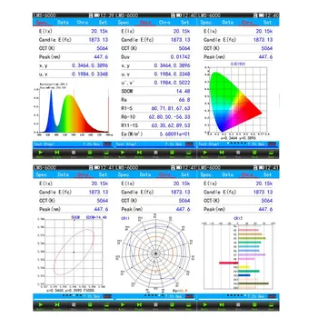 LMS-6000 Преносим спектрорадиометр метър led м цветове на светлината тестер цената цвят колориметър лумена нови спектрални анализатори