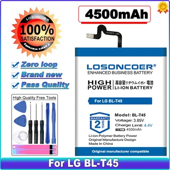 LOSONCOER BL-T45 Батерия 4500 mah Батерия с Голям Капацитет за LG Q70 K50S Q51 LM-Q620QM6 LM-Q730N LM-X540BMW