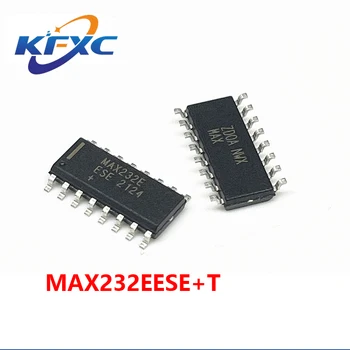 MAX232EESE SOIC-16, оригинално и автентично MAX232EESE + T, интерфейсния чип RS-232 радиоприемник