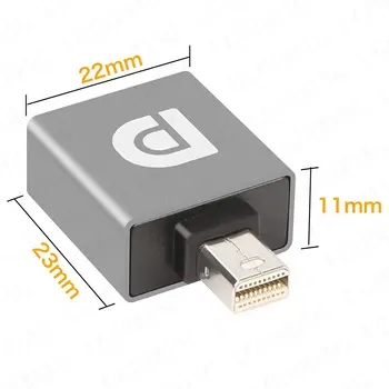 Mini Displayport-Displayport Адаптер 8k DP1.4 8K @ 60Hz DP Mini за свързване на адаптер за разширяване DP Mini към ДП Female Конвертор