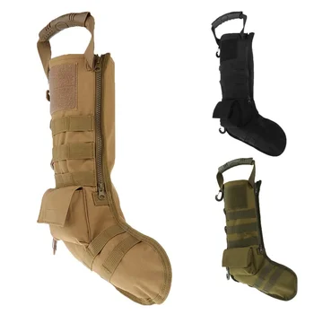 Molle Тактически Коледни чорапи, подарък чанта за отглеждане, армейски фен, планинарство, къмпинг, лов, съхранение, Военни, риболов, Туризъм, улични инструменти
