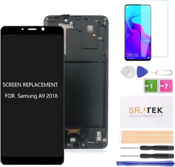 OLED дисплей за Samsung Galaxy A9 (2018 Г.) Замяната на екрана за Samsung A9 (2018) LCD дисплей за SM-A920F, SM-A9200, SM-A920N