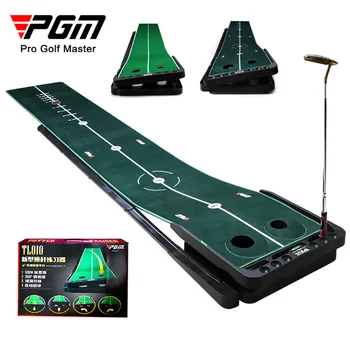 Pgm 3M подложка за игра на голф симулатор за голф, регулируема зелена подложка за игра на голф, тренировъчен комплект за мини-голф, новост