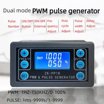 PWM Регулатор на скоростта на двигателя Регулатор за Постоянен ток 3,3 ~ 30 В Двухрежимный Генератор на Сигнали Честота на Работния Цикъл Регулируема Цифров Модул