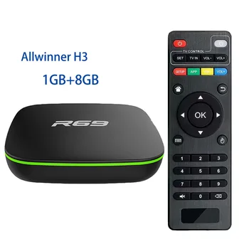 R69 телеприставка Quanzhi H3 Android 7,1 4K мрежова HD TV box 2 GB + 16 GB tvbox