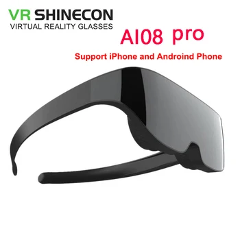 Shinecon VR AI08 pro 4K Слушалки Гигантски Екран Стерео Кино IMAX 3D Очила Pro Очила за виртуална реалност VR Всичко-в-едно система