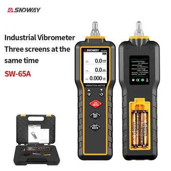 SNDWAY ръчно виброметр дигитален инструмент за измерване на вибрации вибриращ инструмент SW-65A