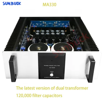 Sunbuck се отнася до Canary MA330 pure усилвател на мощност клас A 90 W 2,0 Hi-Fi усилвател на звука клас A отзад