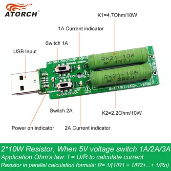 USB Мини електронно зарядно устройство с устойчивост на стареене на 5-3A/2A/1A зарядно устройство за банката хранене, индикатор за освобождаване от отговорност на мобилния тестер мощност