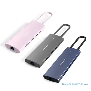 USB-хъб, адаптер, мулти 9-портов сплитер за КОМПЮТЪР, лаптоп, приемник, директна доставка