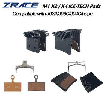ZRACE M1 X2/X4 Велосипедни Дискови Накладки Хидравличен Диск Ice Технологията е подходяща за J02A/J03C/J04C/Hope Керамични Накладки на Медна основа