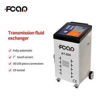 Автоматично топлообменник за пренос на течности Fcar AT-020 с 7-инчов сензорен екран, интелигентно професионално оборудване за смяна на масло, работи бързо